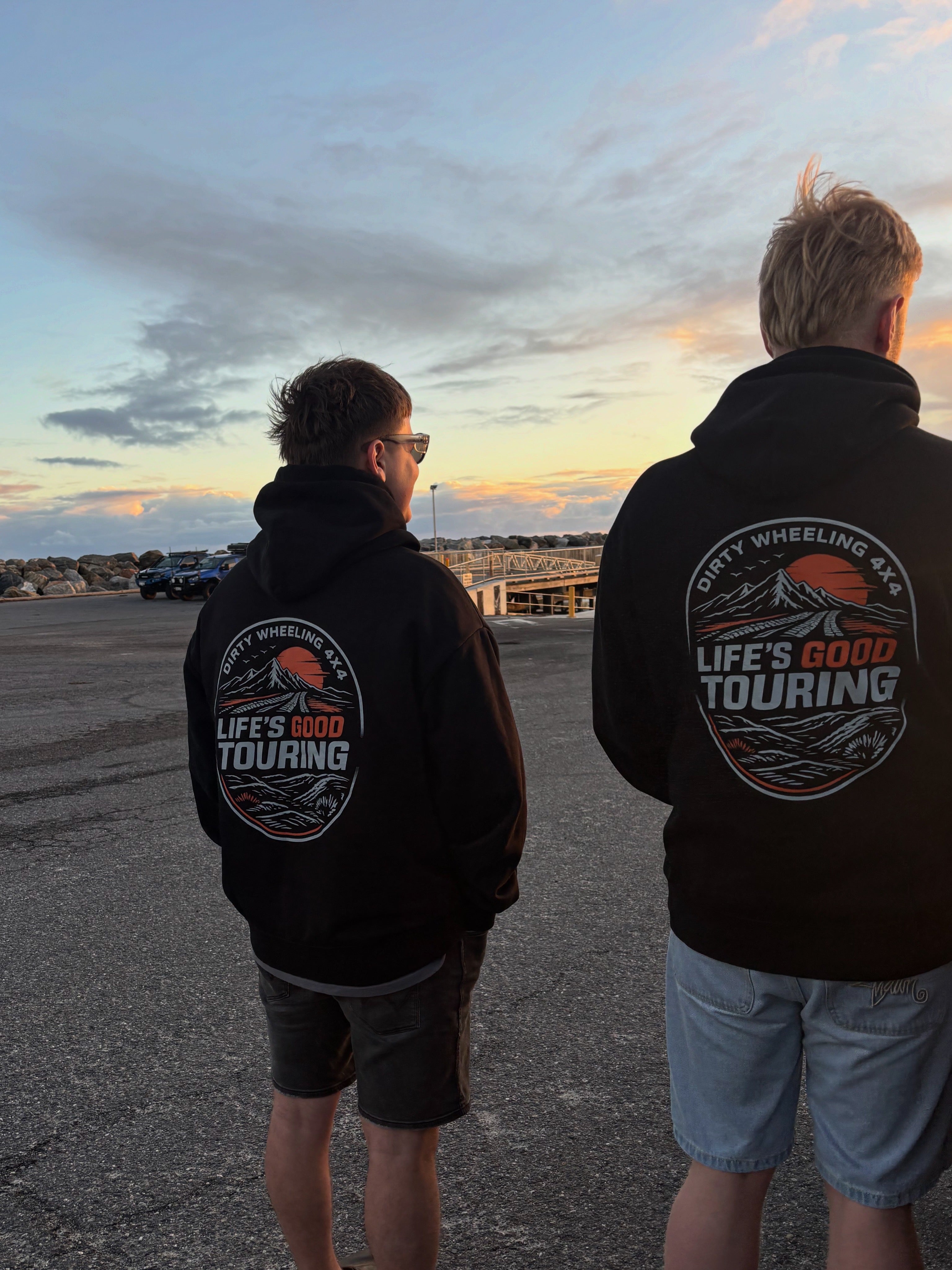 Life's good touring hoodie
